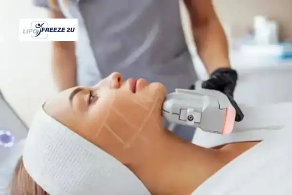 image of HIFU Newbury treatment in progress.