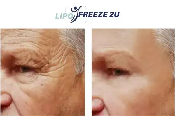 Mens before and after Morpheus 8 Newbury results.