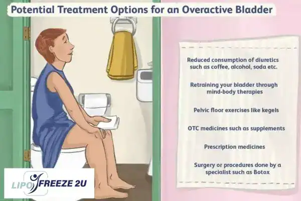 image of woman on toilet because of an overactive bladder Newbury