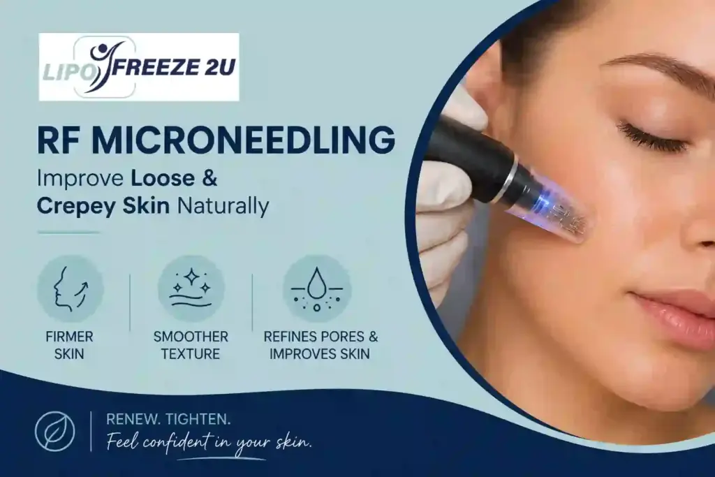 Can RF Microneedling Help Improve Loose and Crepey Skin Newbury?